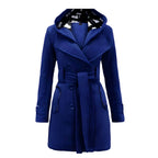 Casaco Feminino de Inverno Azul 7