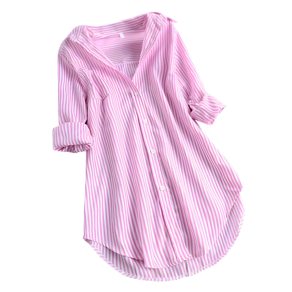 Camisa Feminina Alongada Rosa 5