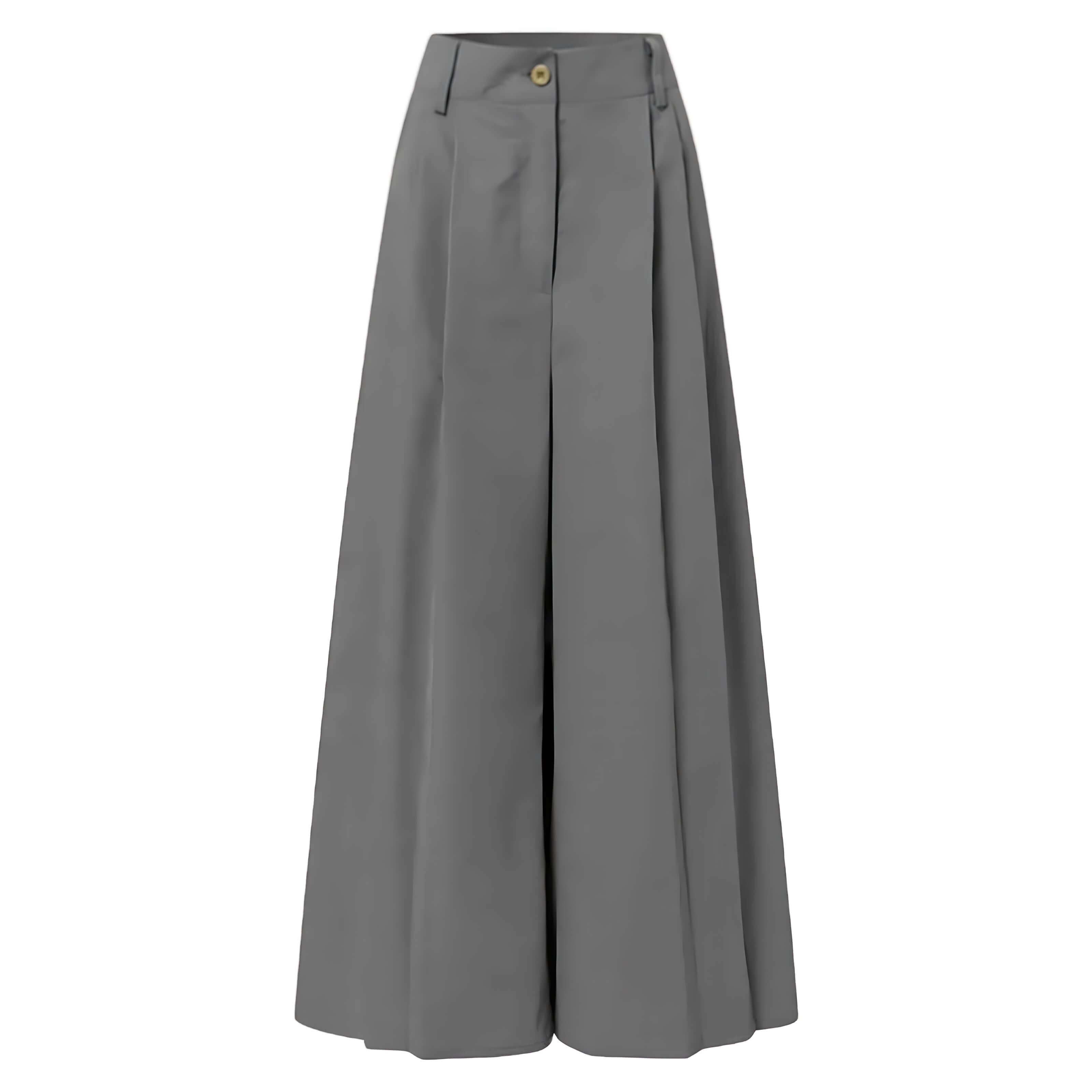 Calça Pantalona Cinza 7