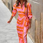 Vestido Mídi Transpassado Rubis