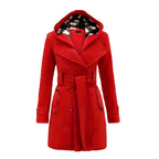 Casaco Feminino de Inverno Vermelho 6