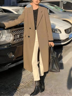 Casaco Feminino Longo Bege 3