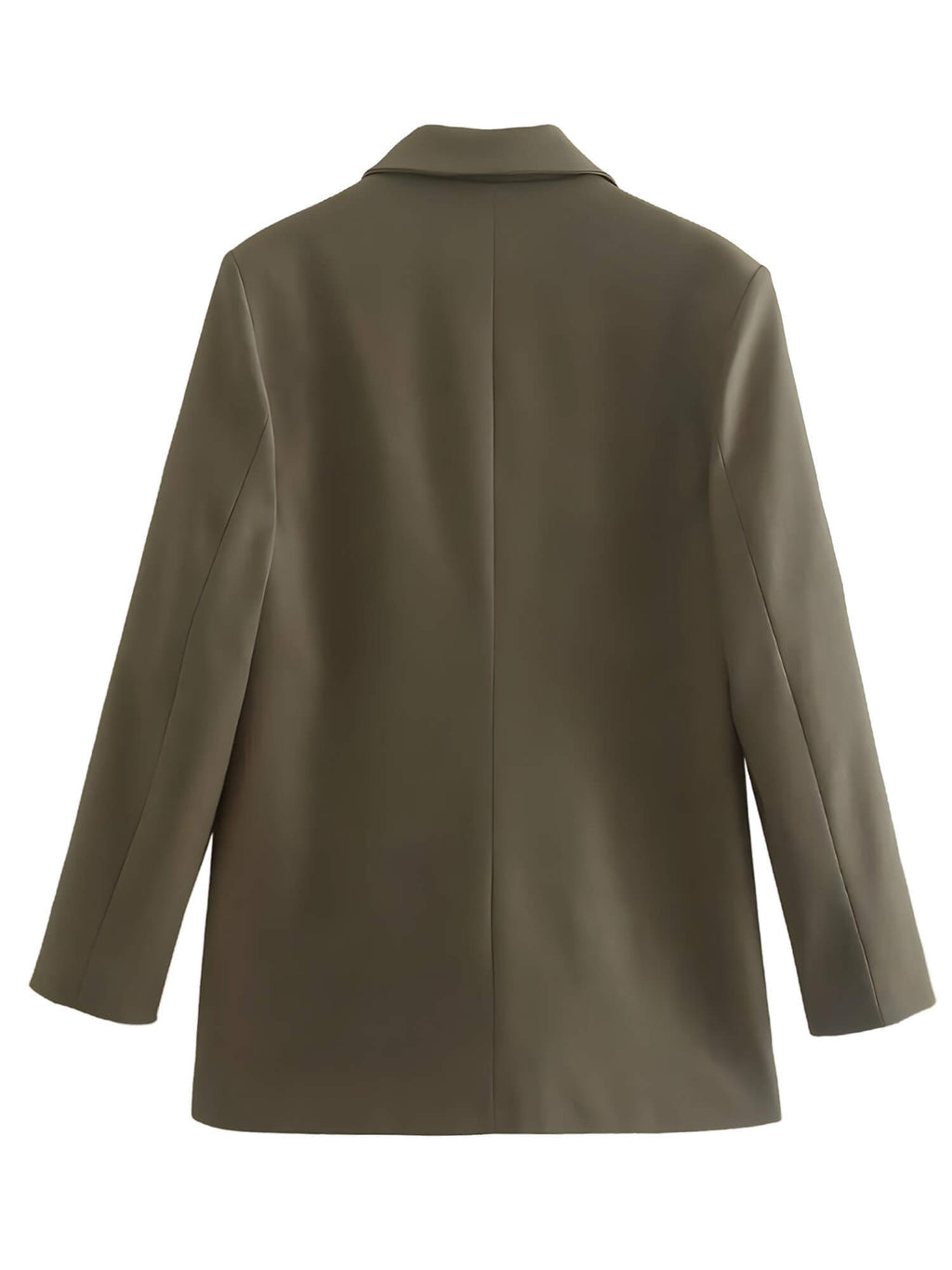 Blazer Alongado Oversized Marrom 6