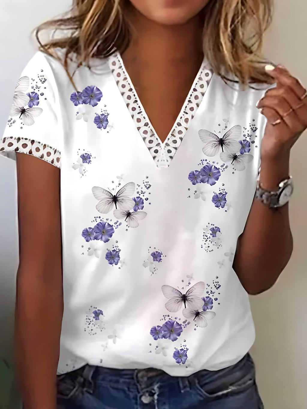 Blusa Casual Borboletas 1