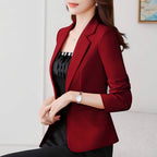 Blazer Casual de Alfaiataria Bordô 4