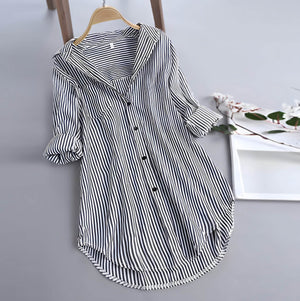 Camisa Feminina Alongada Preto 1