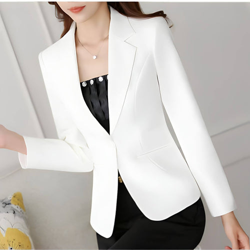 Blazer Casual de Alfaiataria Branco 2