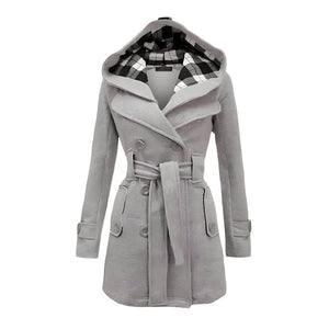 Casaco Feminino de Inverno Cinza 2
