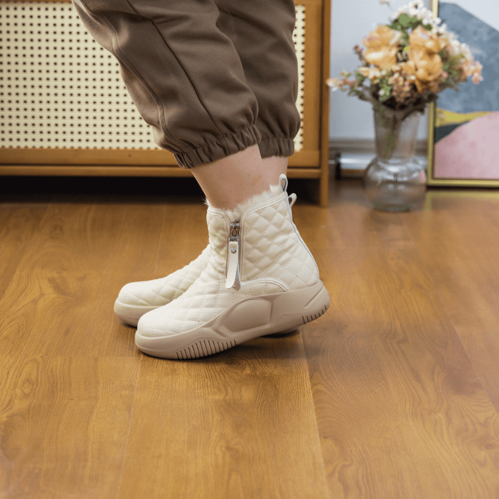 Bota Feminina de Inverno Impermeável Velvet