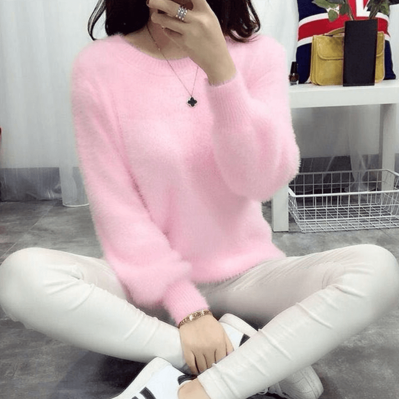 Suéter Feminino Felpudo Rosa 6