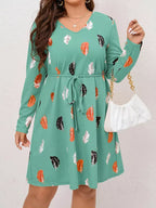 Vestido Curto Feminino - Plus Size