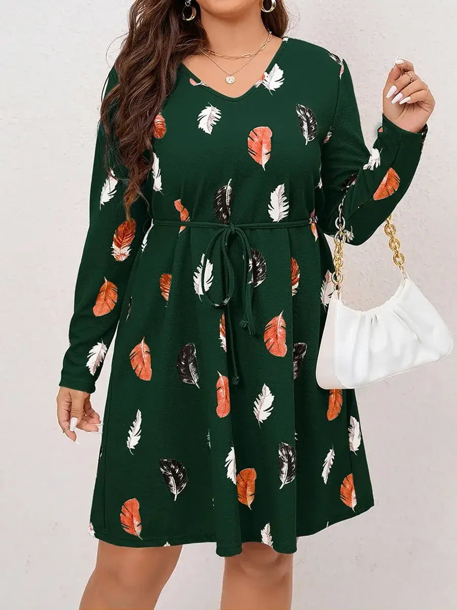 Vestido Curto Feminino - Plus Size