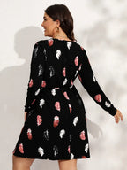 Vestido Curto Feminino - Plus Size