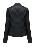 Jaqueta Feminina Biker Preto 3