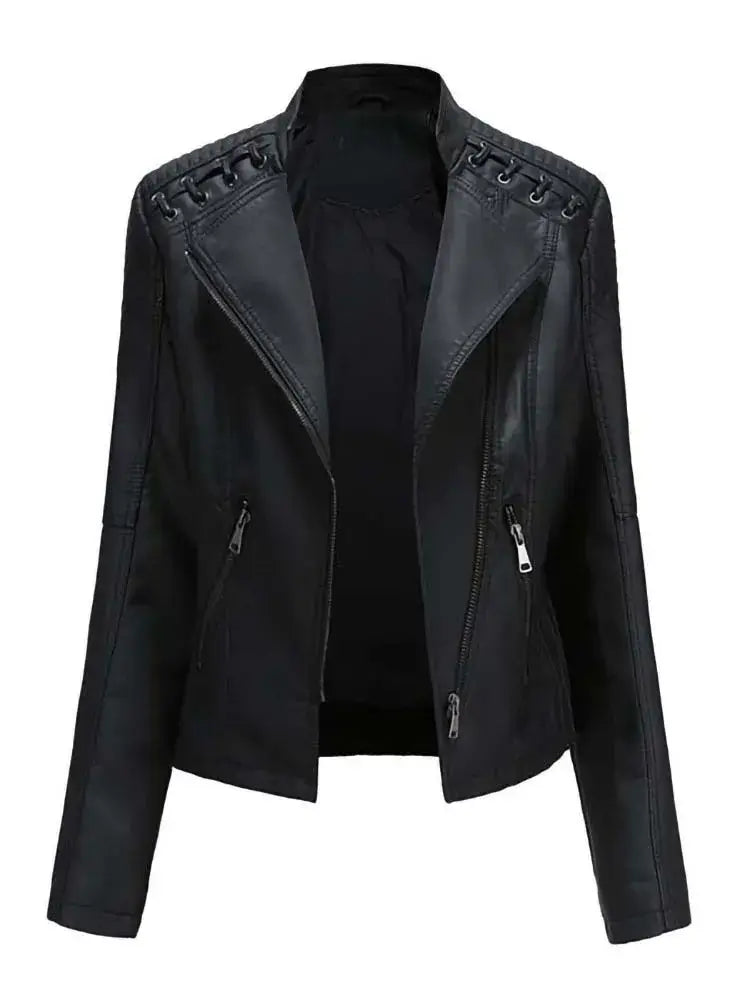 Jaqueta Feminina Biker Preto 1