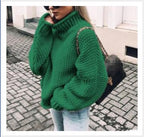 Suéter Feminino de Tricot Oversized Verde 13