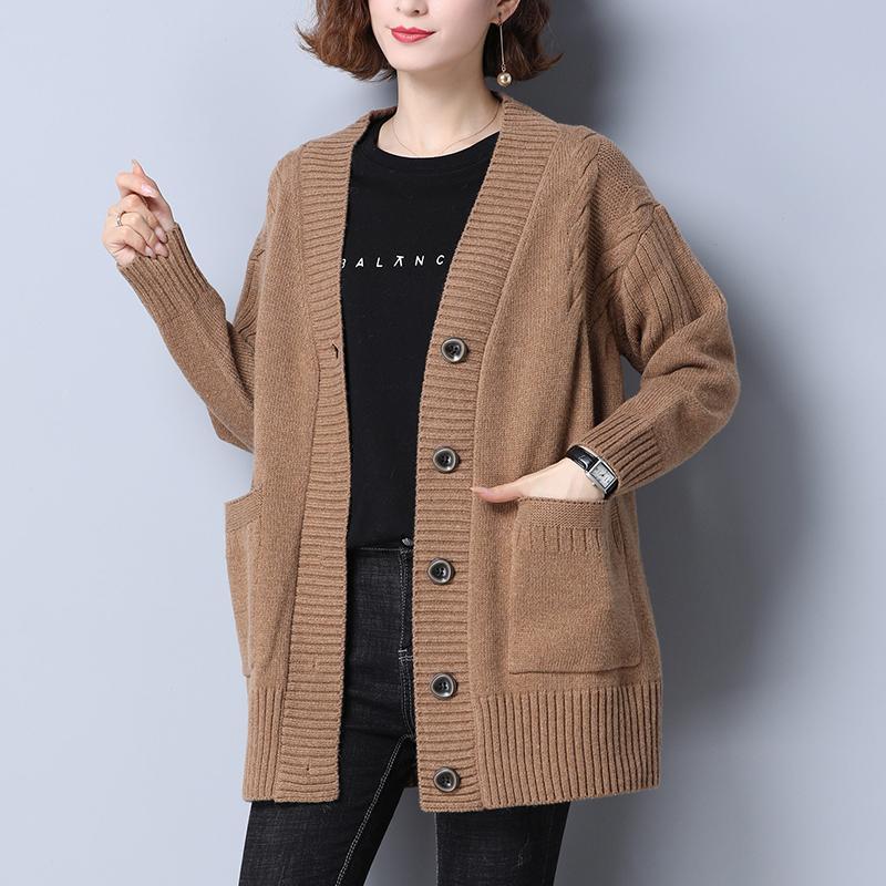 Cardigan Feminino com Botões Marrom 1