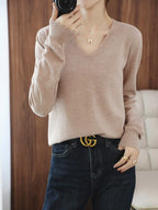 Suéter Casual Feminino Bege 